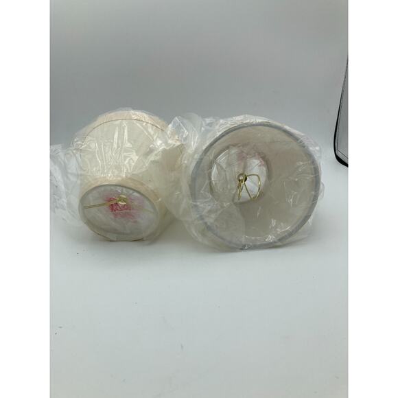 Hardback Empire Clip-On Chandelier Lamp Shade, Beige, 3" Top x 5" 32062-2A - Picture 4 of 7